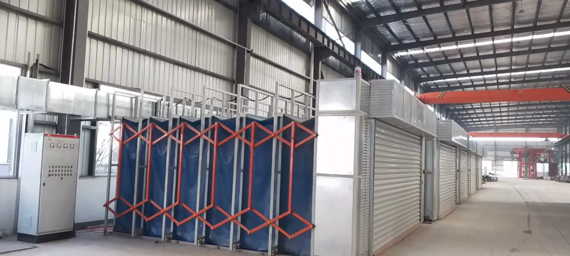 YUEZE retractable spray and grinding booth
