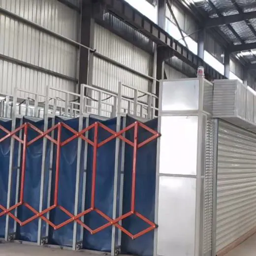 Retractable Mobile Spray & Grinding Booth
