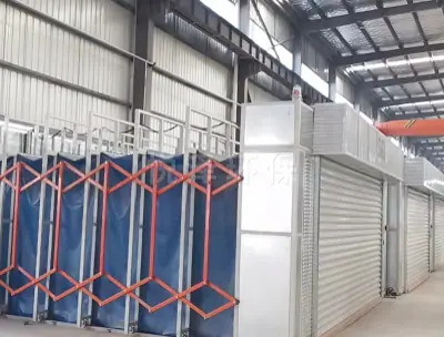 Custom Spray Booth and Grinding Booth view 5