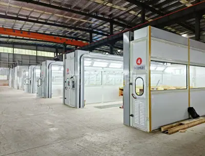 Custom Spray Booth and Grinding Booth view 6