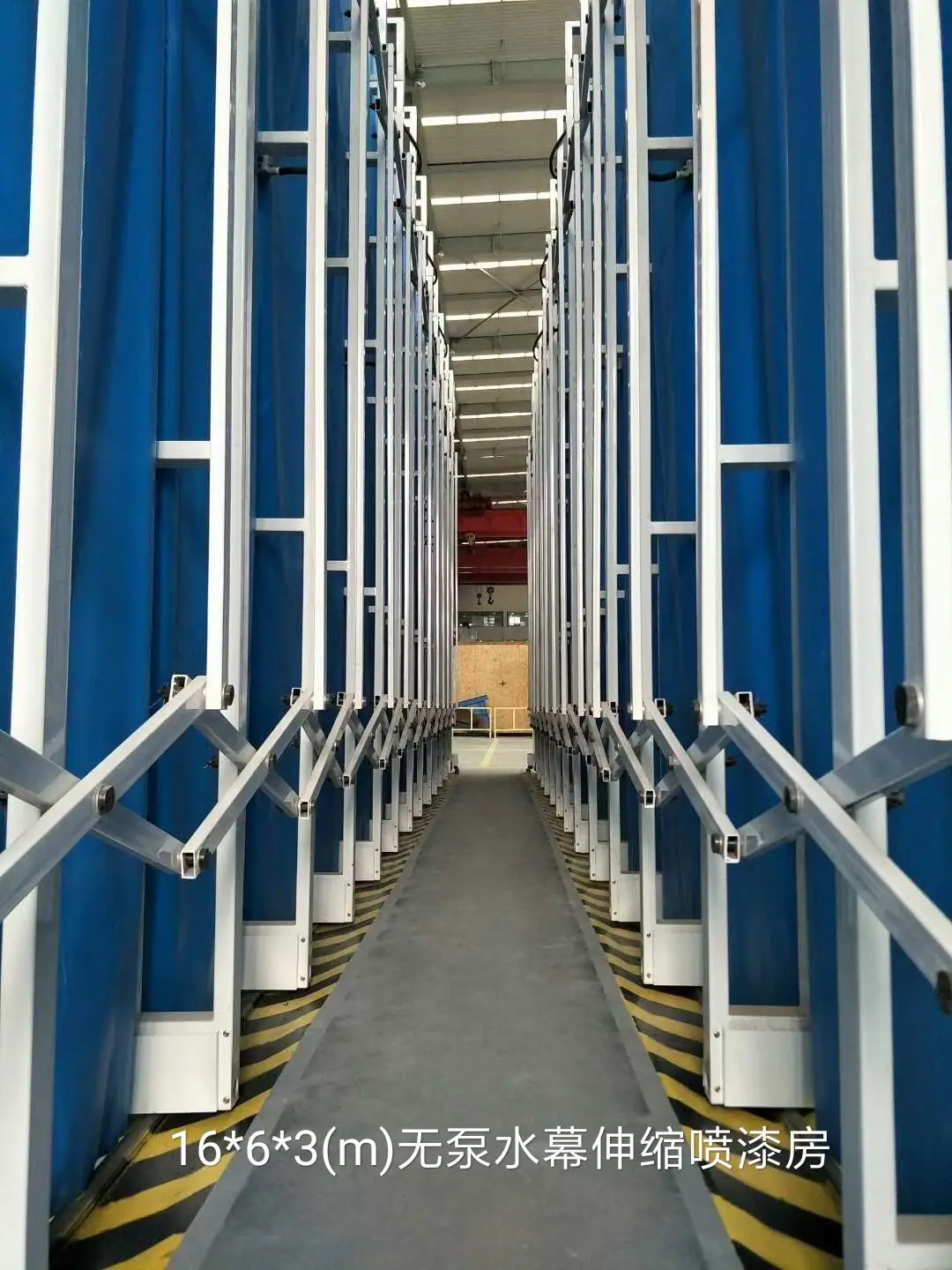 Retractable Mobile Spray & Grinding Booth view 3