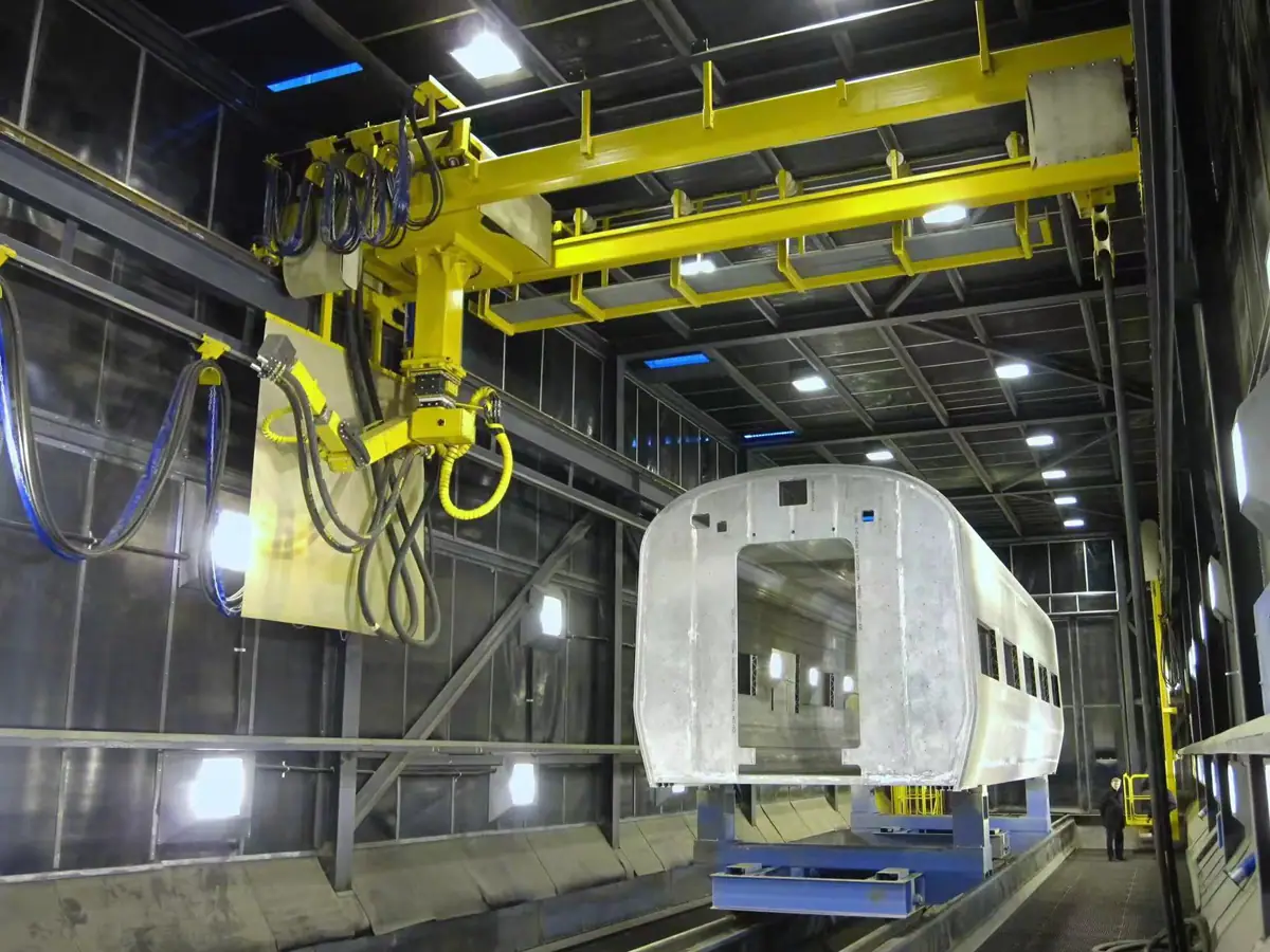 Sandblasting Booth & Automatic Shot Blasting Machine view 3
